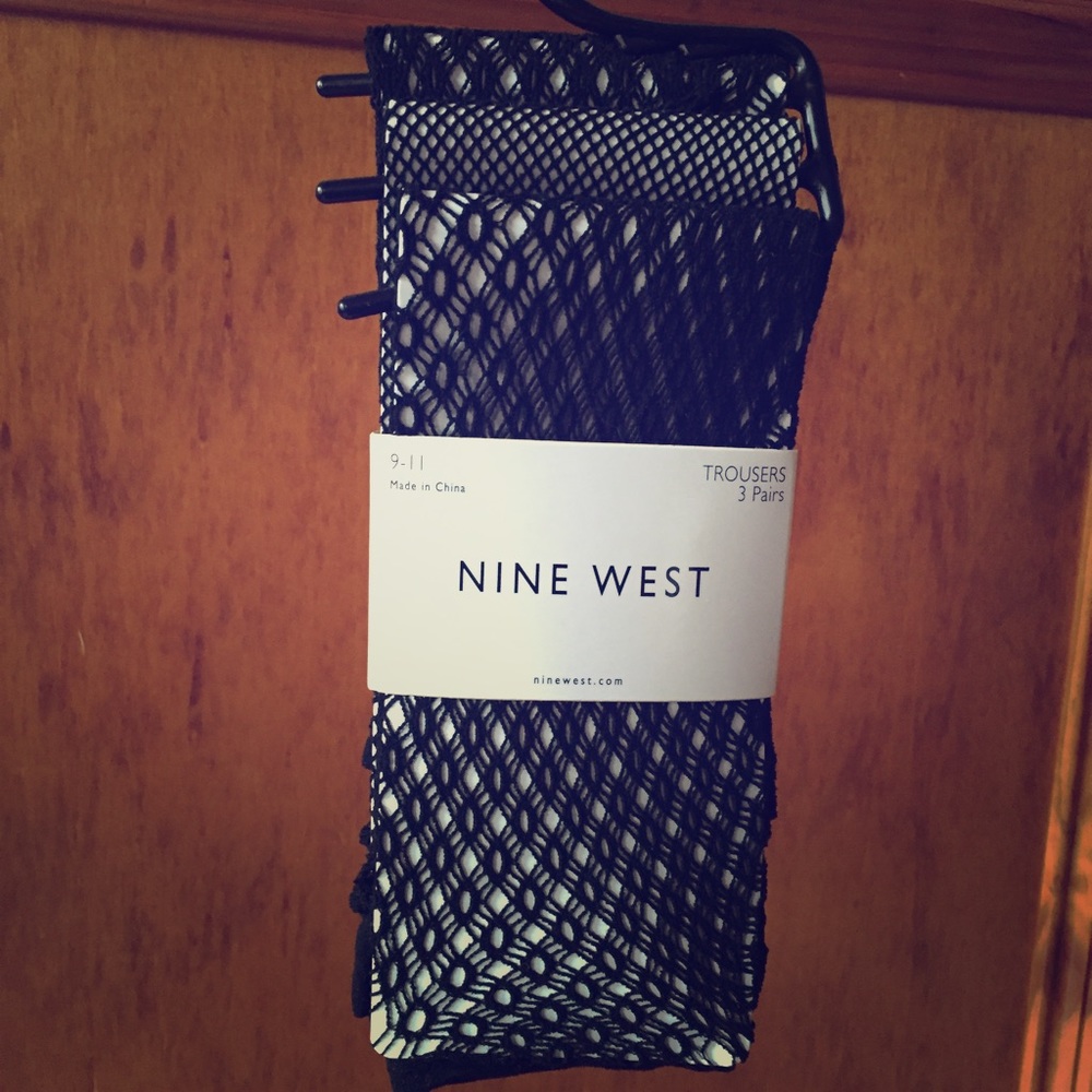COPY - NWT✨ Nine West stockings 3 pairs black siz…